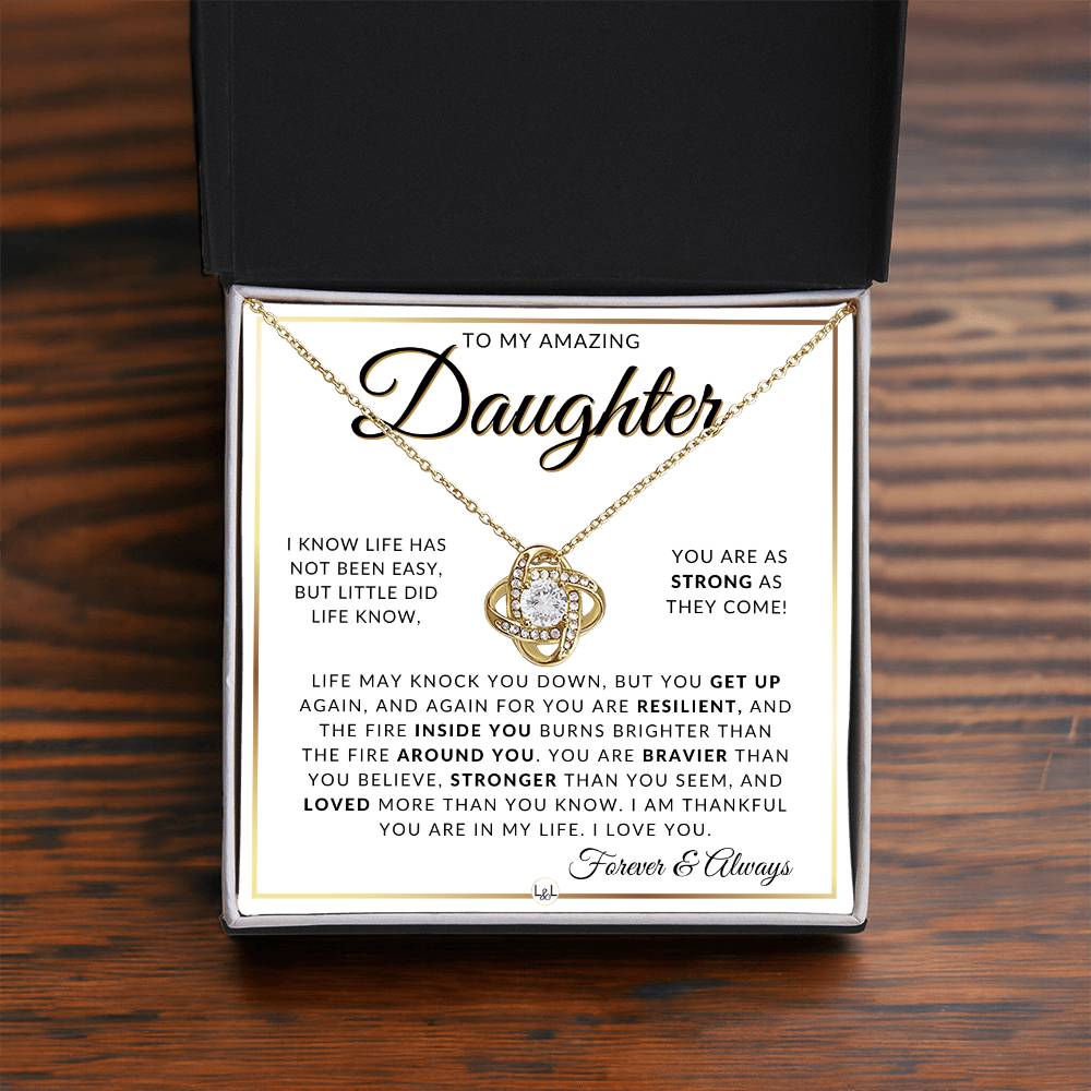 Mother Daughter Necklace Birthday Gifts To My Badass Daughter gifts fo –  OC9 Gifts